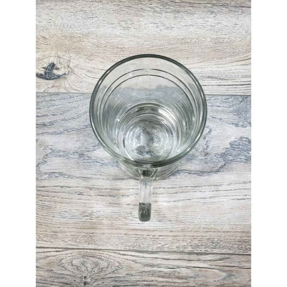 Just Bill Clear Glass Beer Stein Mug